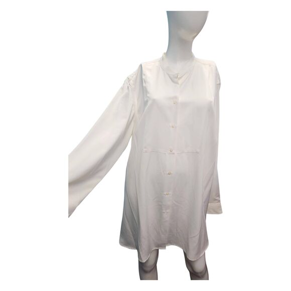 Ralph Lauren White Long Sleeve Blouse Womens size 2X NEW TAGS - Picture 2 of 9